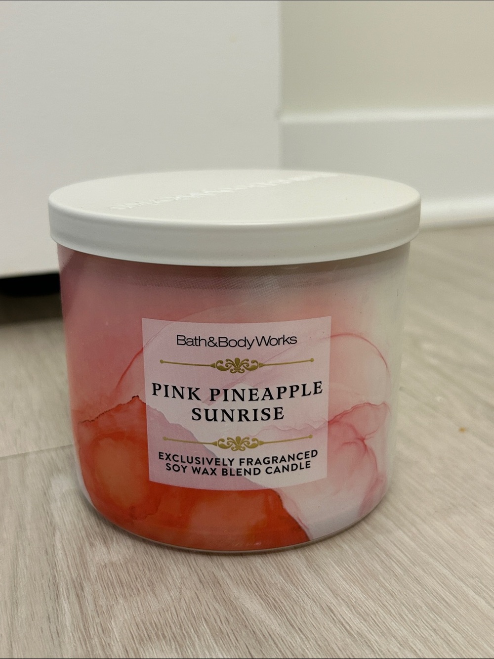Bath & Body Works (NWT) Pink Pineapple Sunrise Candle